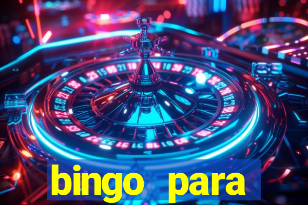 bingo para despedida de solteira para imprimir